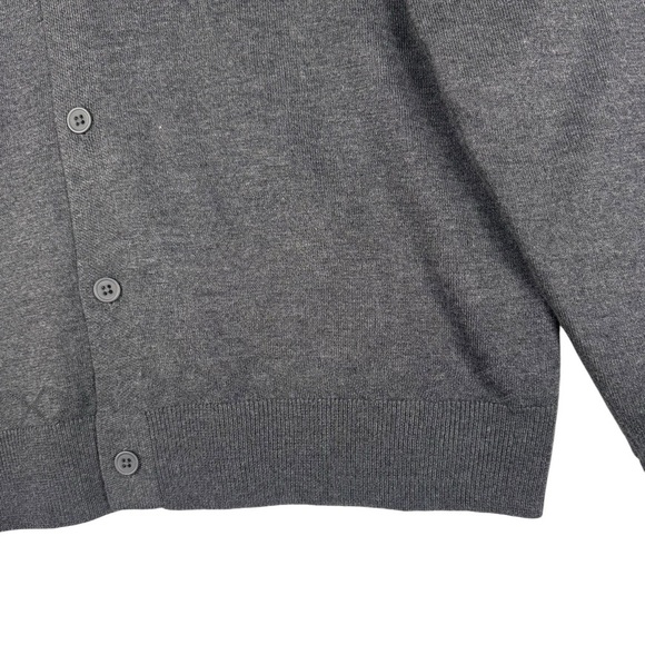 Soda Men’s Cardigan Size Large Button closure V-neck Gray Lightweight - Picture 6 of 9